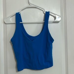 lululemon Align tank size 6 blue